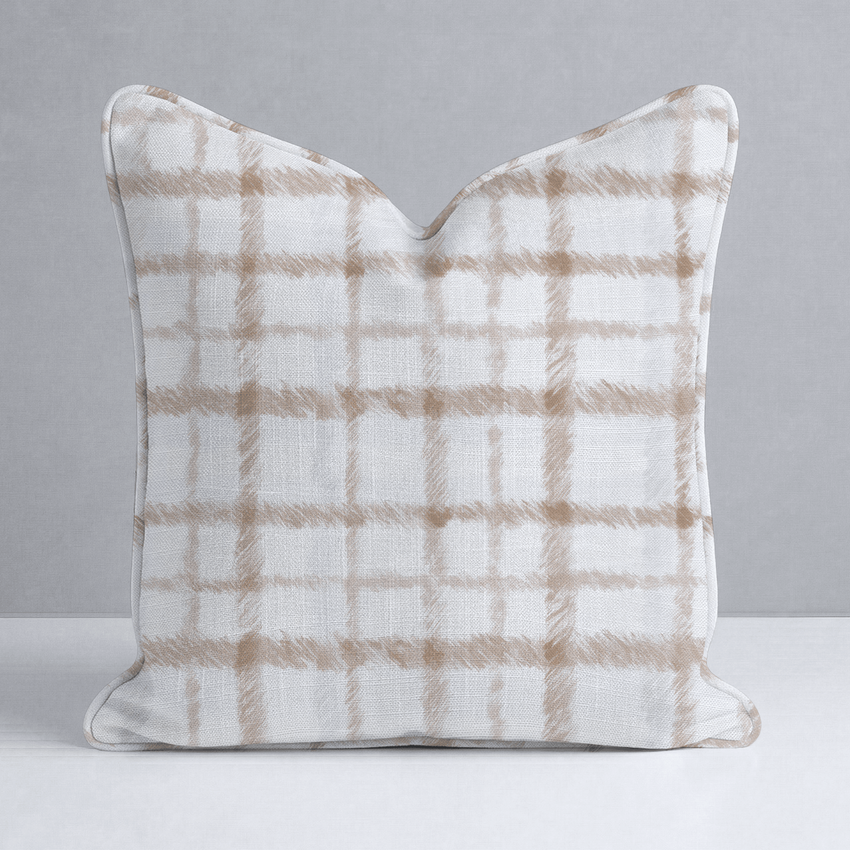 Windsor Grid Throw Pillow - Lemon Park