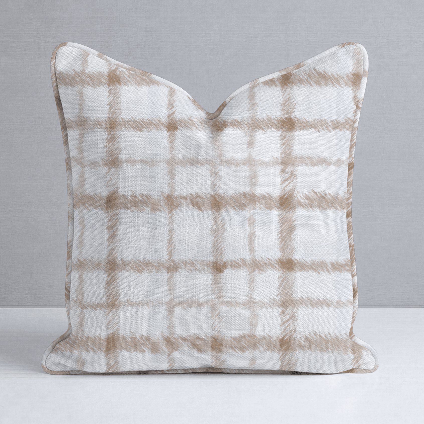 Windsor Grid Throw Pillow - Lemon Park