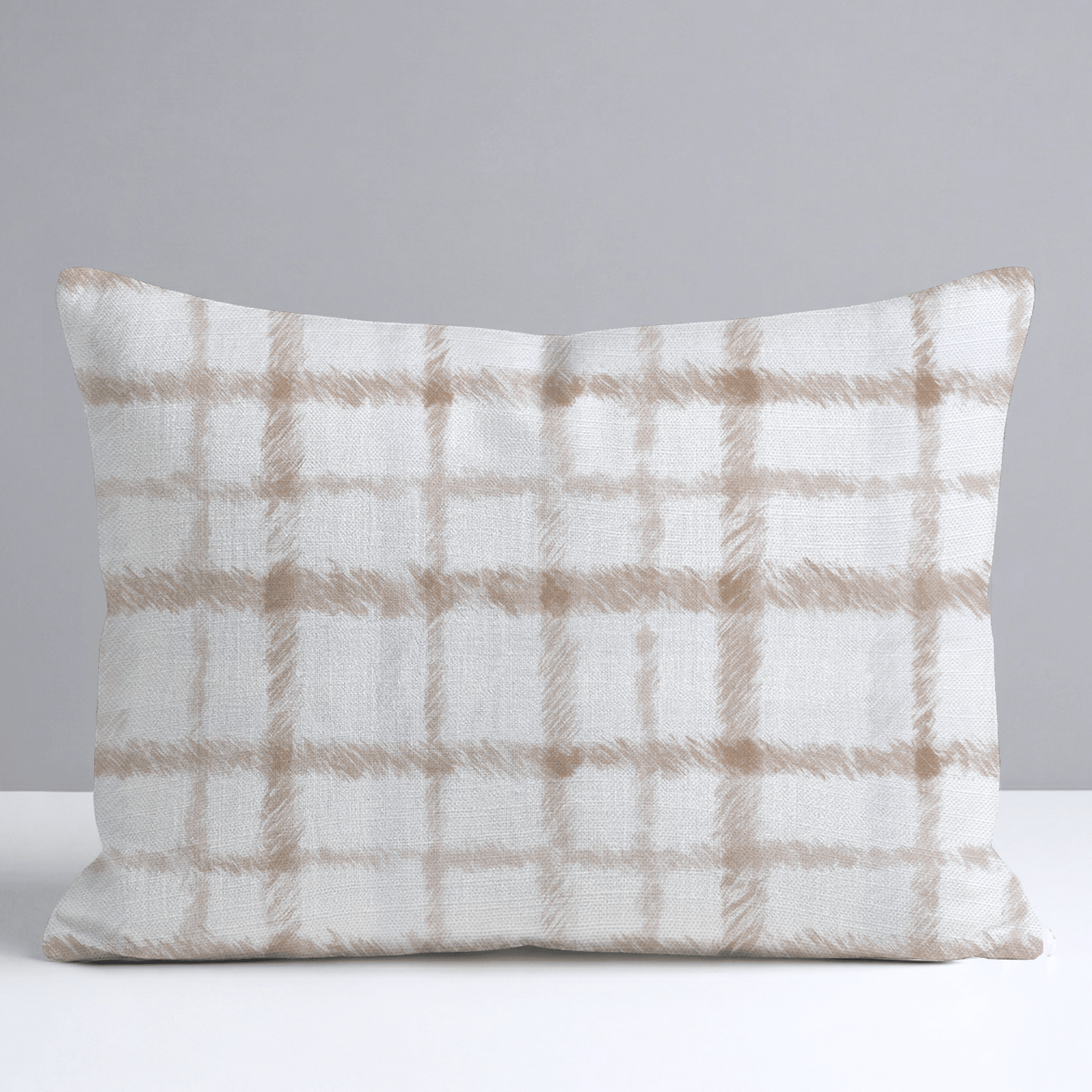 Windsor Grid Throw Pillow - Lemon Park