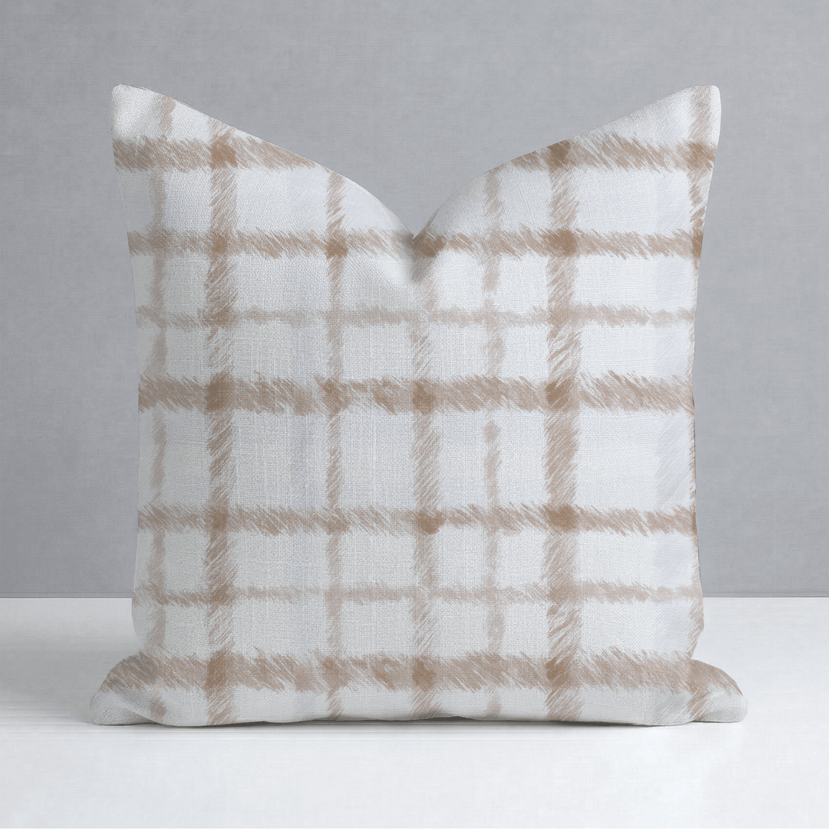 Windsor Grid Throw Pillow - Lemon Park