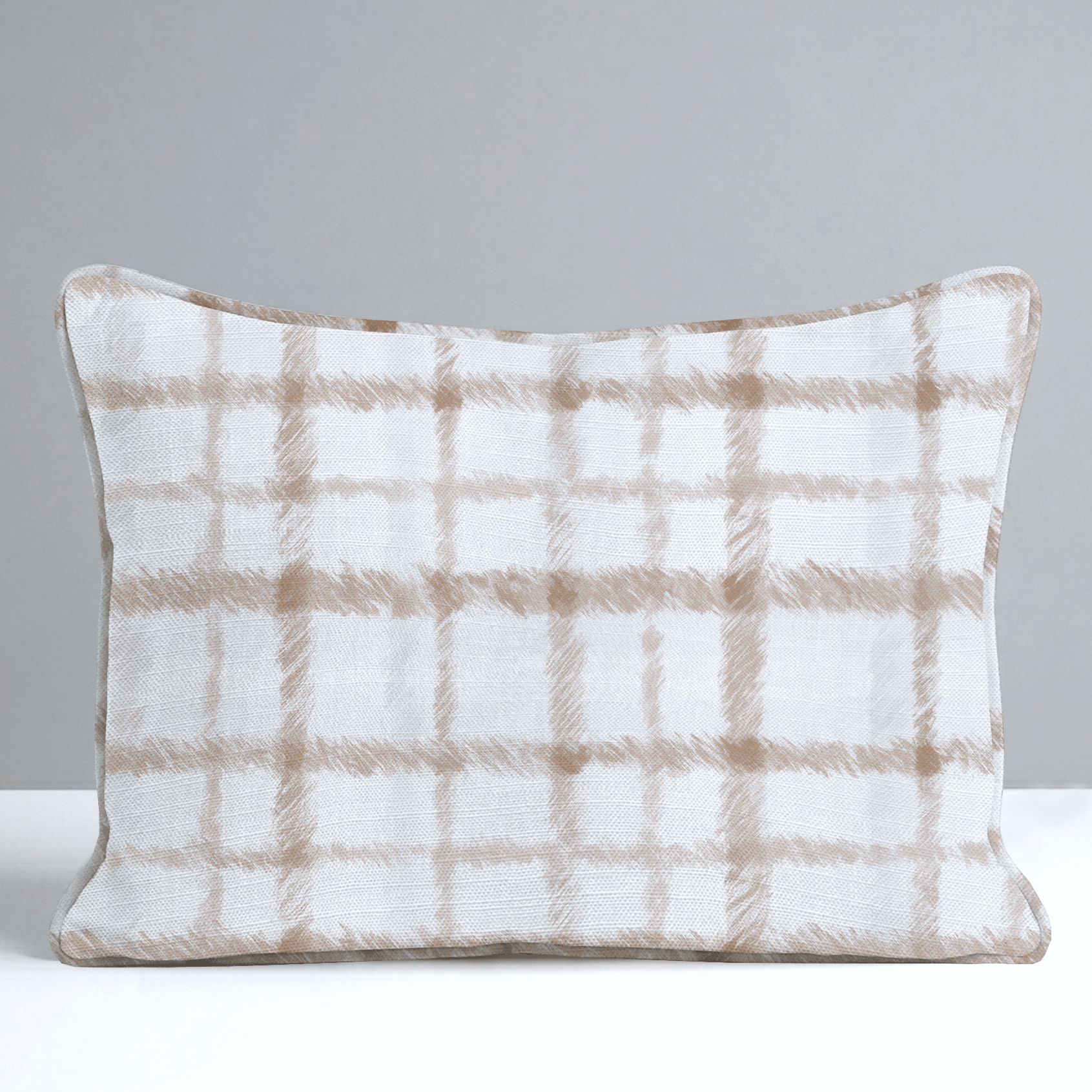 Windsor Grid Throw Pillow - Lemon Park