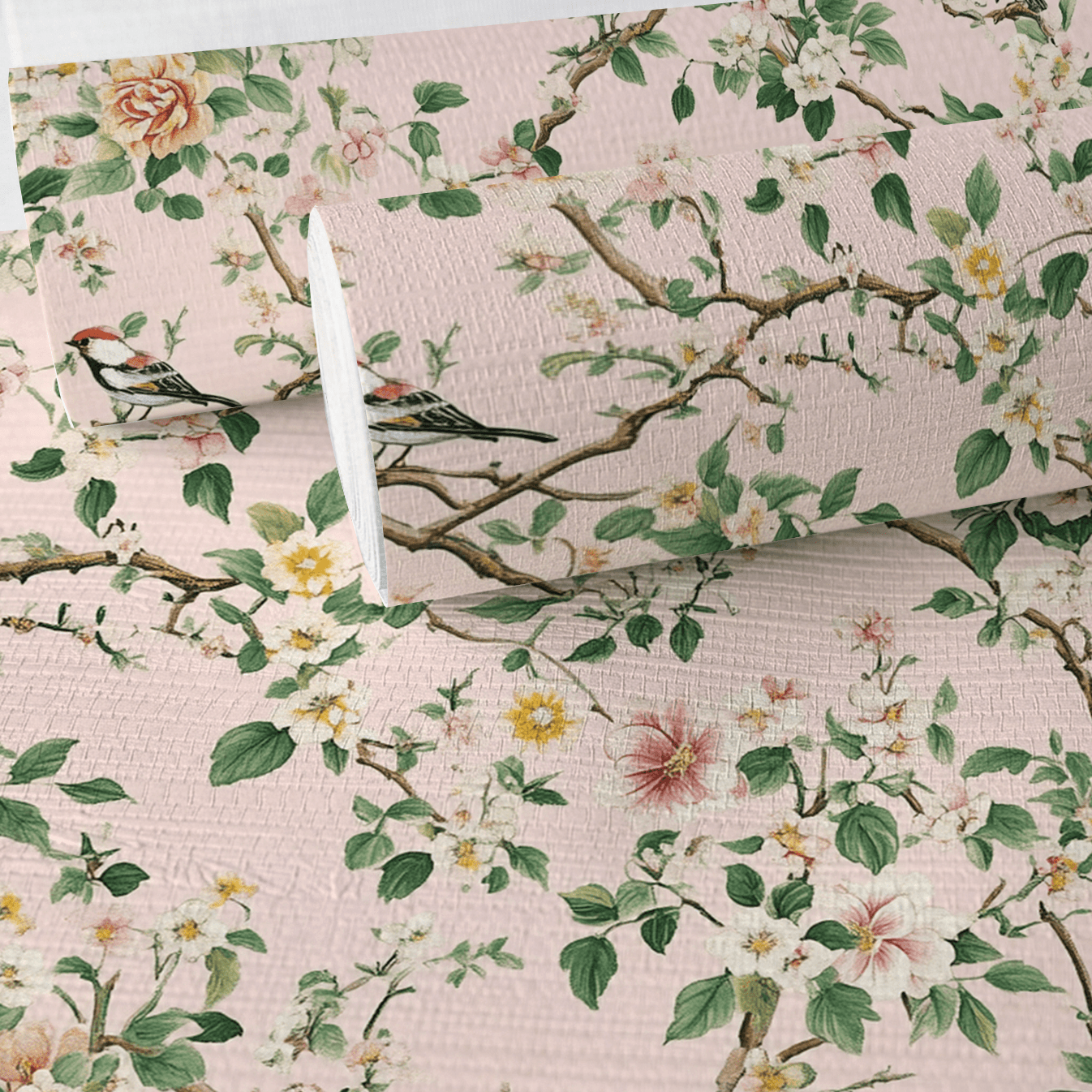 Windy Whispers Faux Grasscloth Wallpaper - Lemon Park