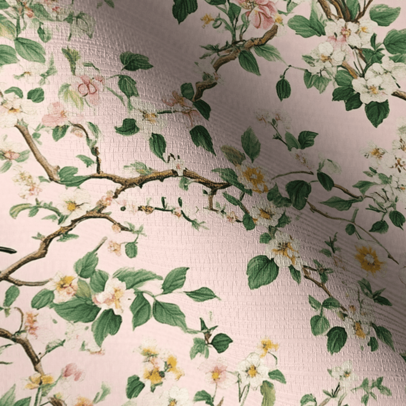 Windy Whispers Faux Grasscloth Wallpaper - Lemon Park