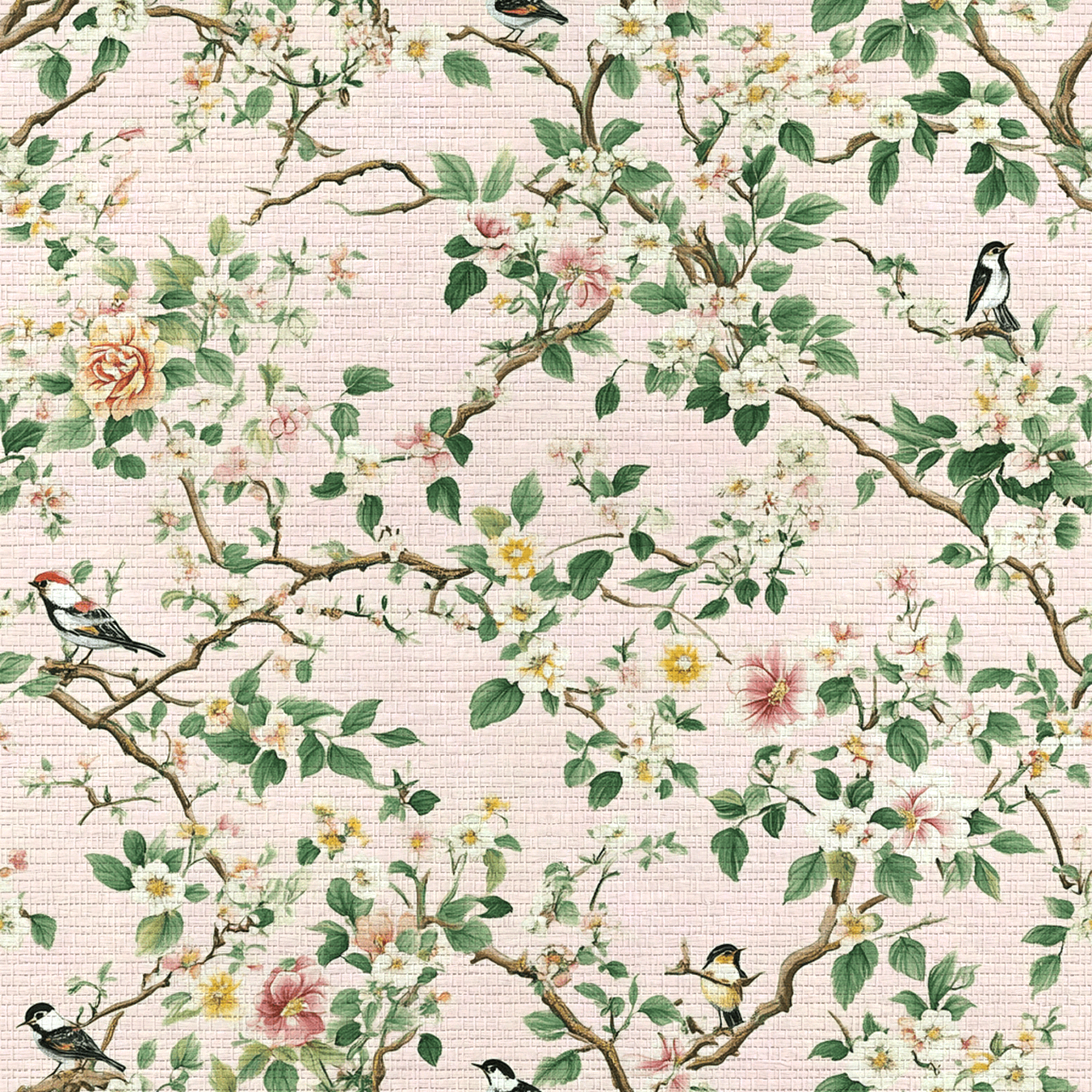 Windy Whispers Faux Grasscloth Wallpaper