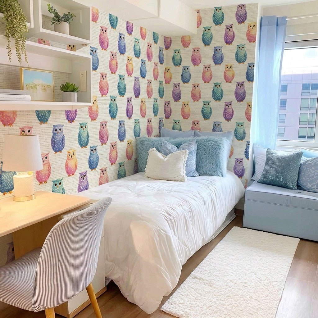 Winnie Pastel Faux Grasscloth Wallpaper - Lemon Park
