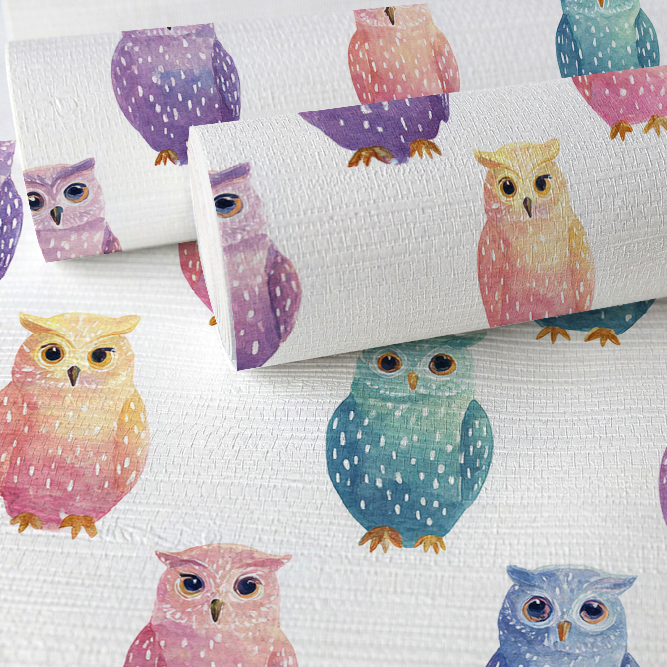 Winnie Pastel Faux Grasscloth Wallpaper