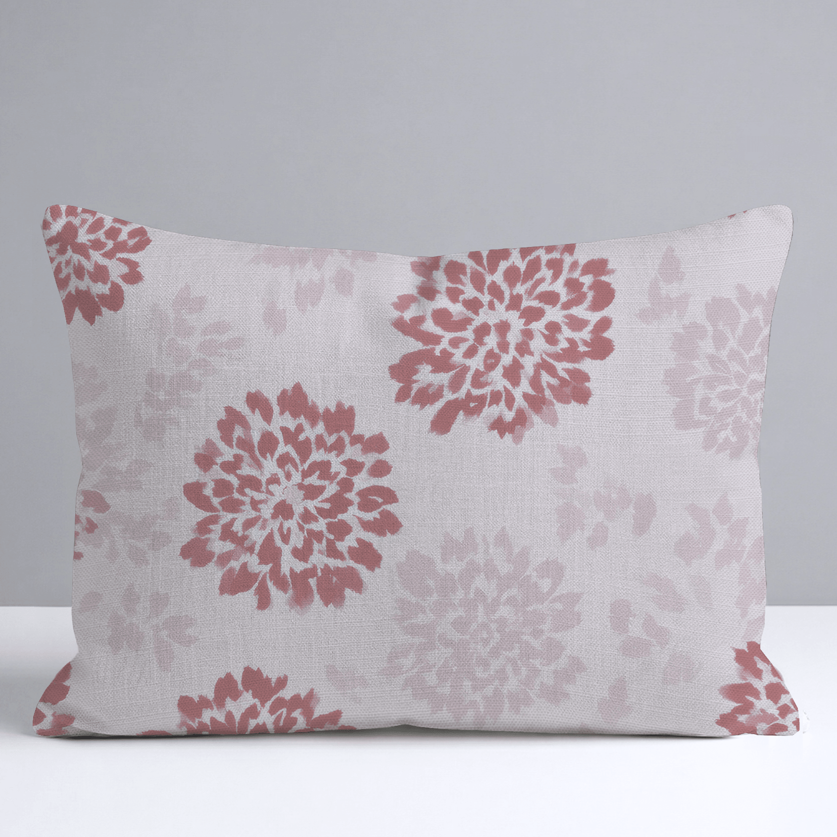 Winter Berry Poinsettia Throw Pillow - Lemon Park
