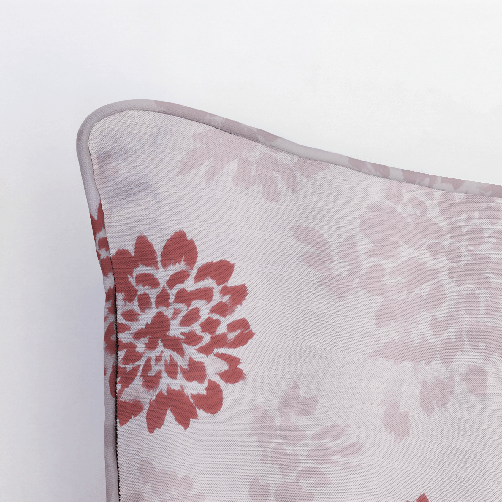 Winter Berry Poinsettia Throw Pillow - Lemon Park