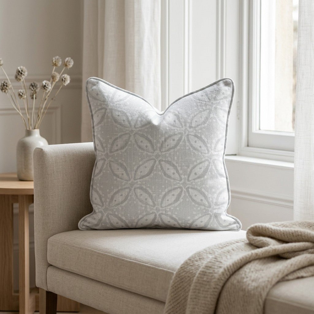 Winter Lace Throw Pillow - Lemon Park