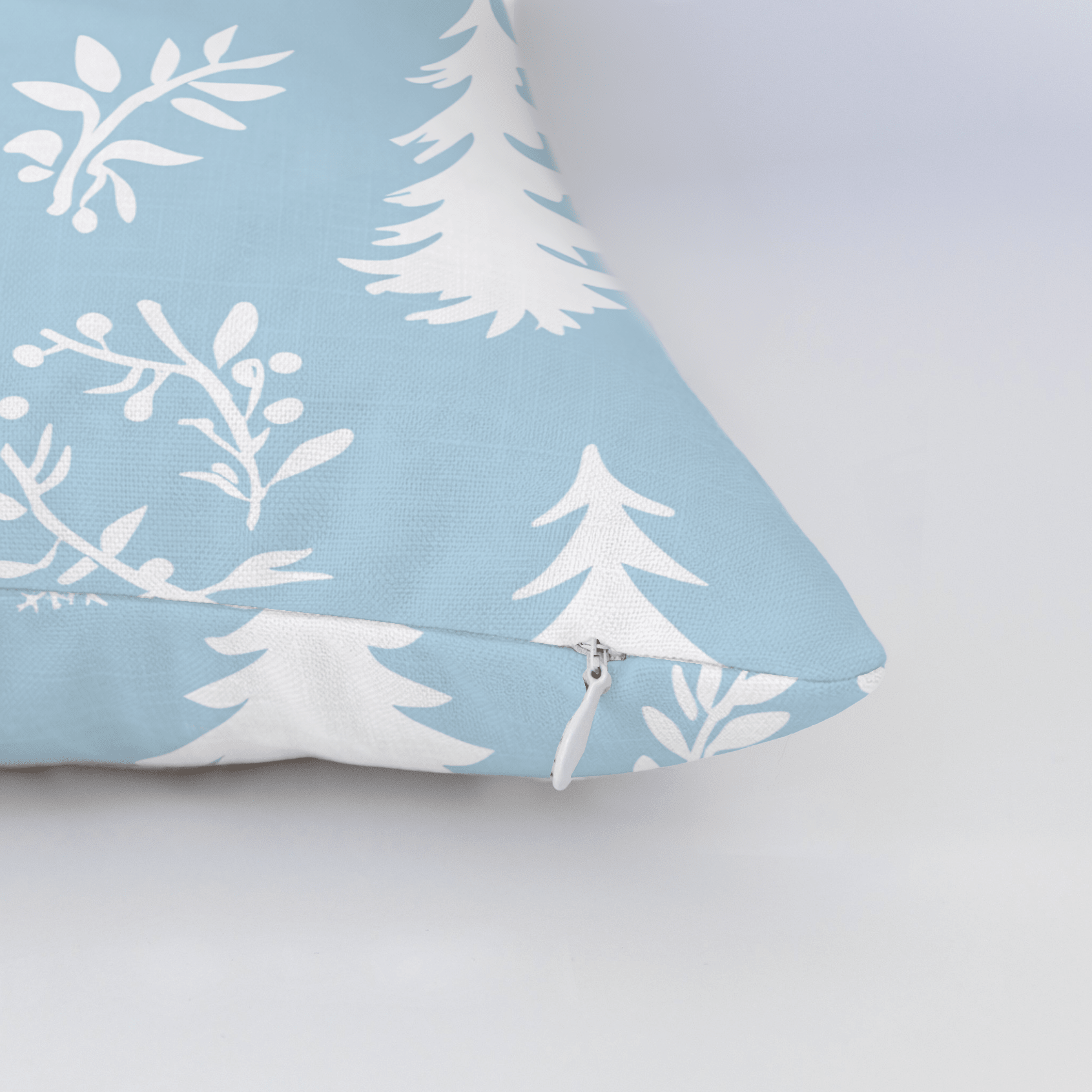 Winter Wreath Throw Pillow - Lemon Park