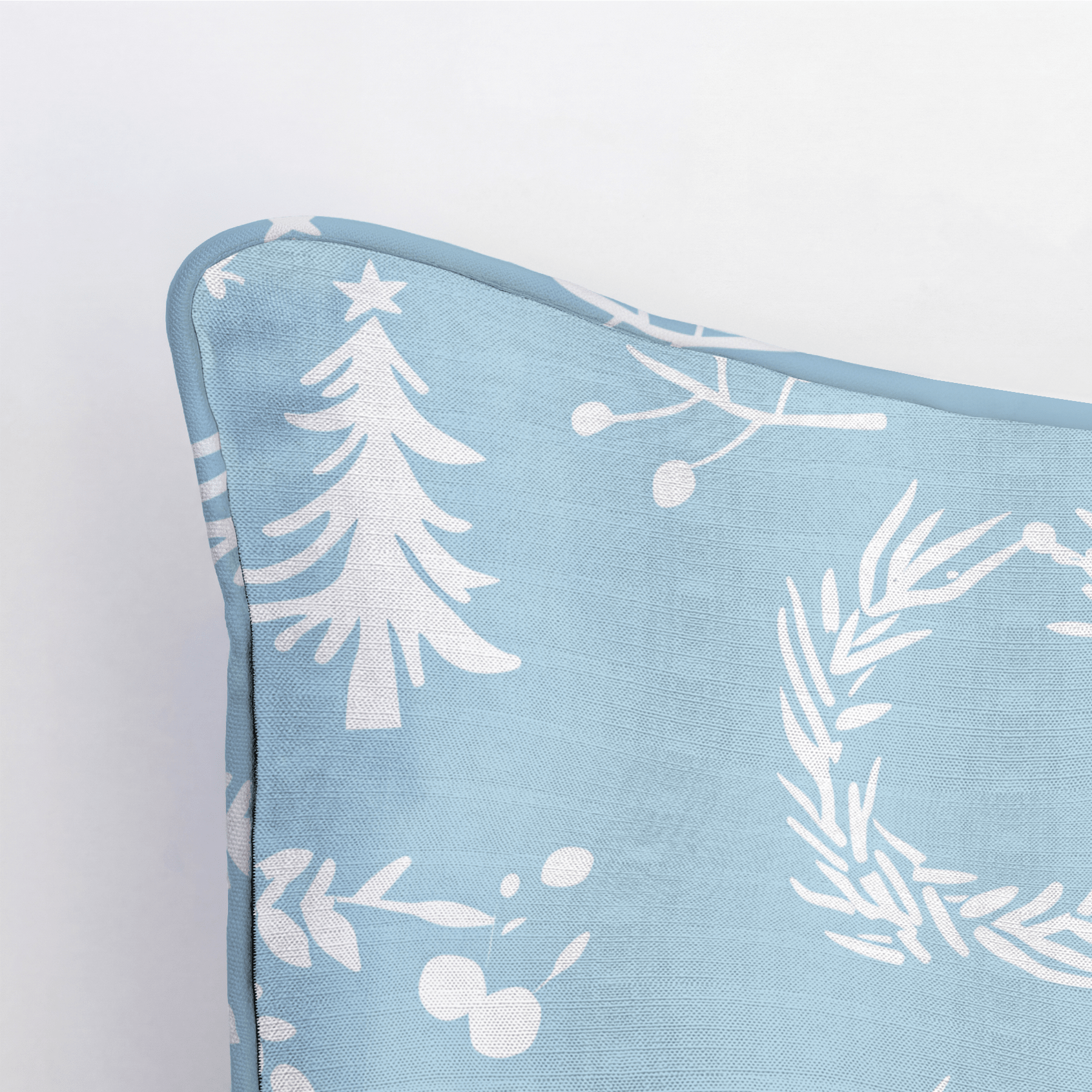 Winter Wreath Throw Pillow - Lemon Park