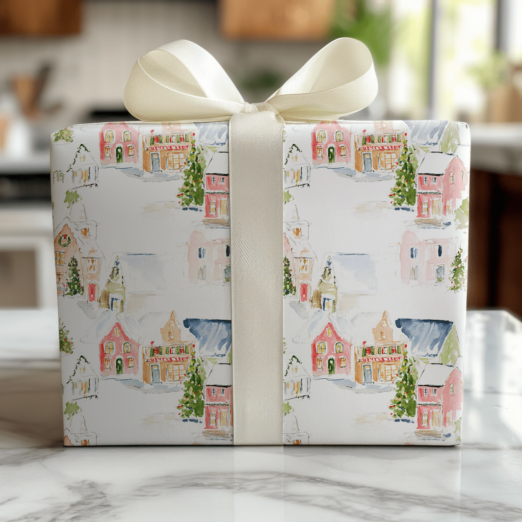 Winterbourne - Wrapping Paper - Lemon Park