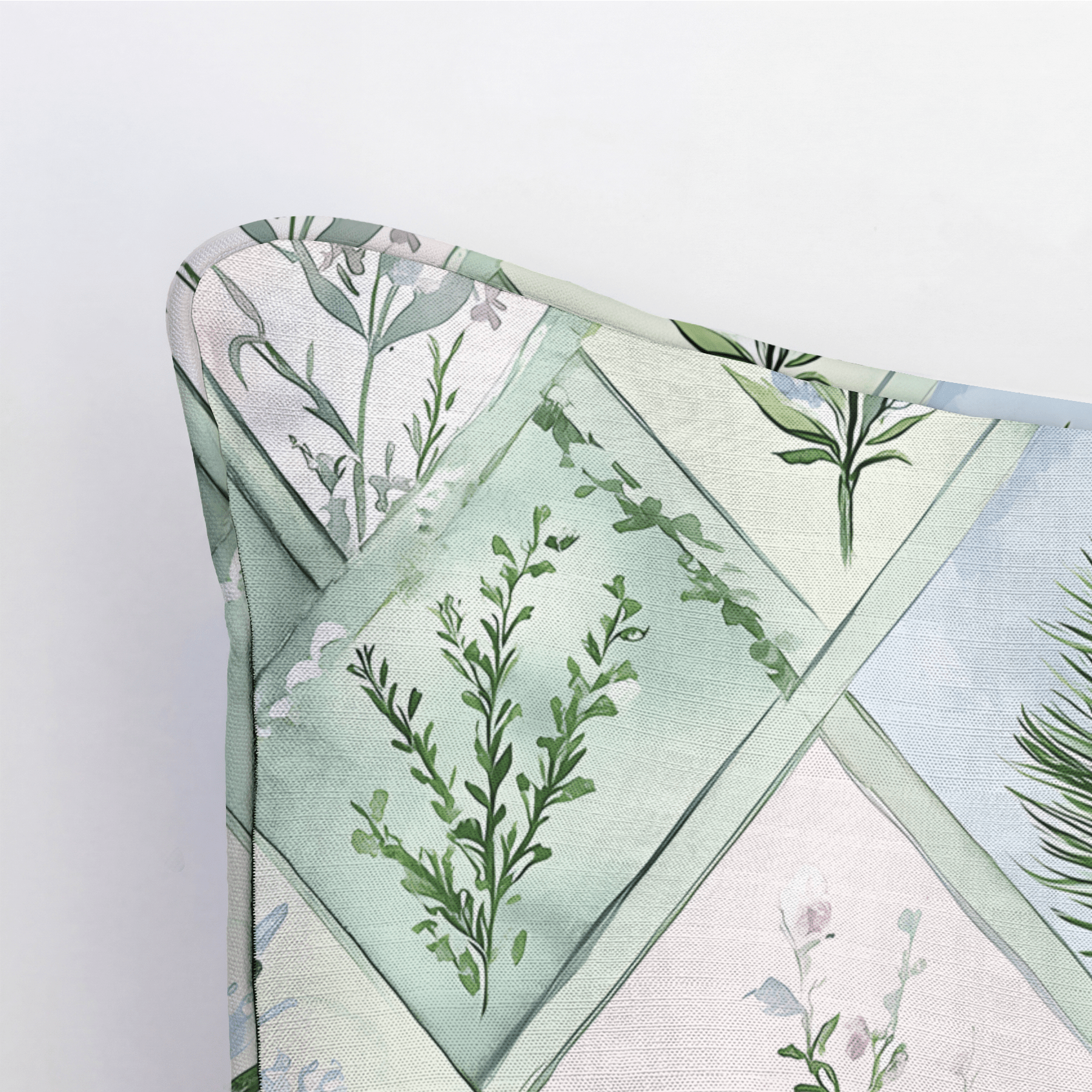 Winter's Patchwork Throw Pillow - Lemon Park
