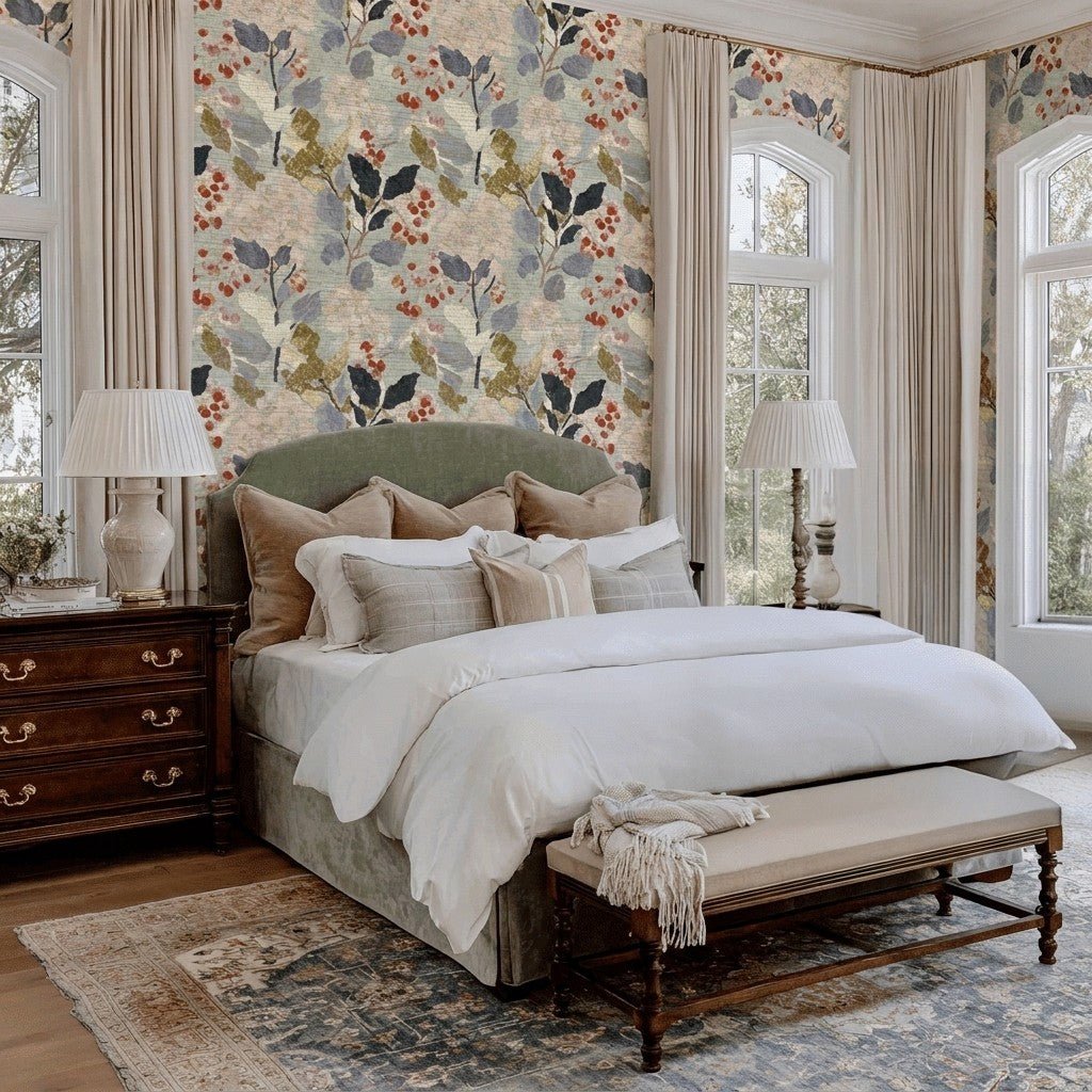 Wistmoor Faux Grasscloth Wallpaper - Lemon Park