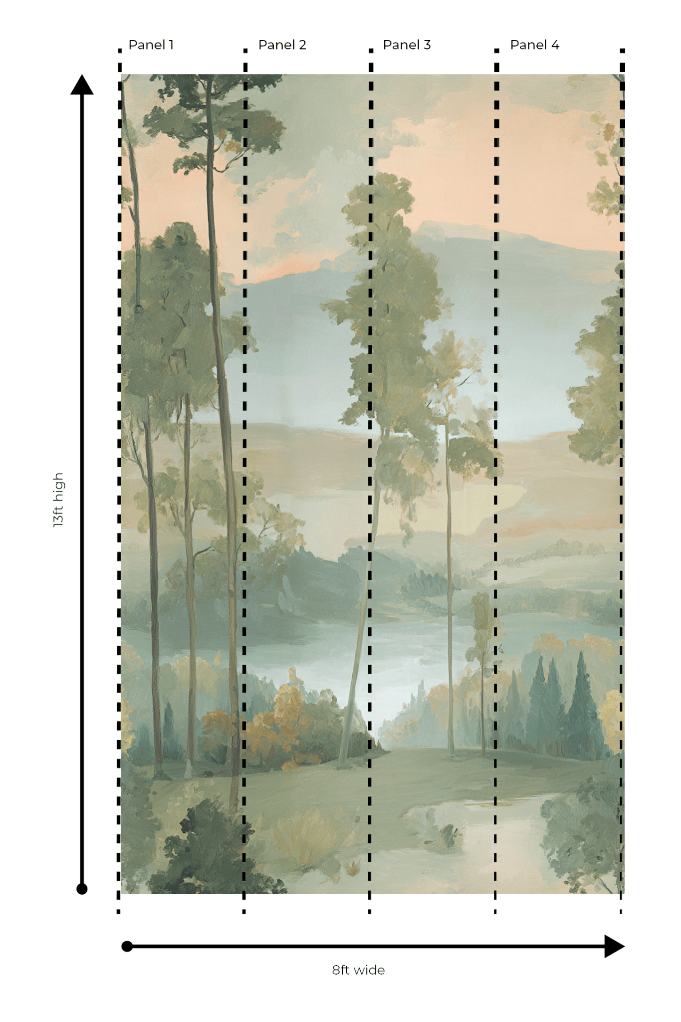 Woodland Reserve - Wall Mural - Lemon Park