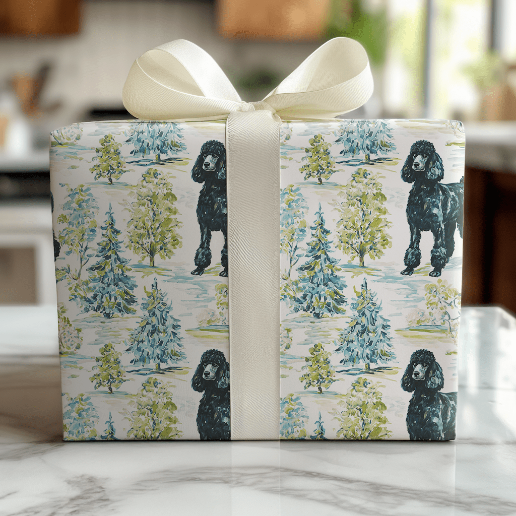 Woods Black - Wrapping Paper - Lemon Park