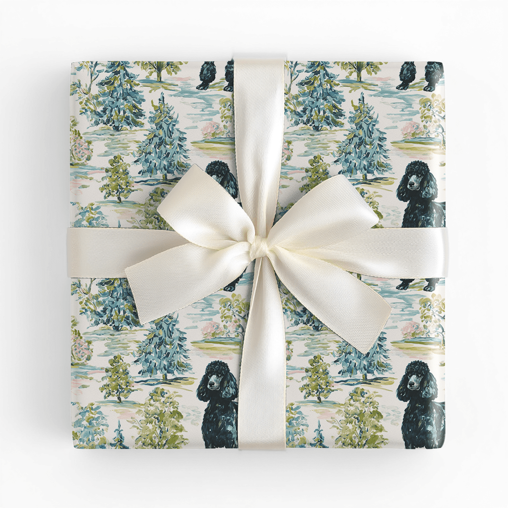 Woods Black - Wrapping Paper - Lemon Park