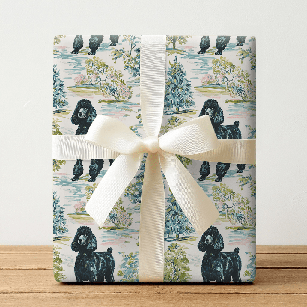 Woods Black - Wrapping Paper - Lemon Park