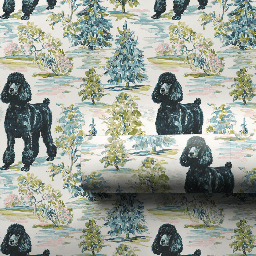 Woods Black - Wrapping Paper - Lemon Park
