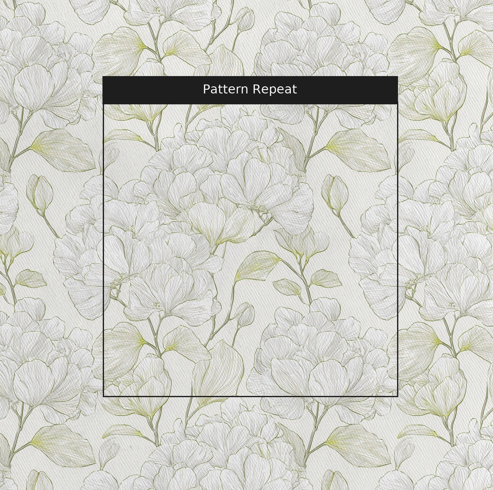 Yellow Hue Hydrangea - Fabric - Lemon Park