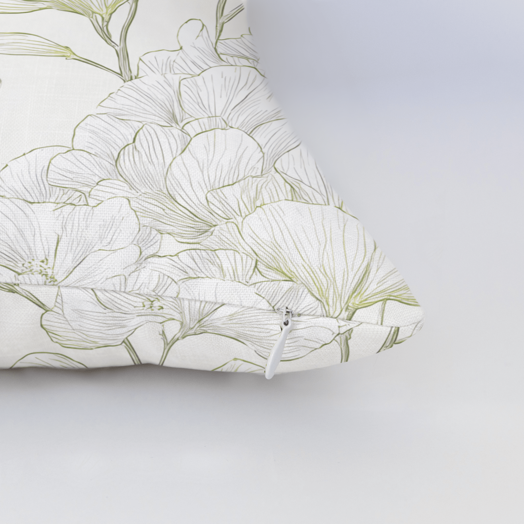 Yellow Hue Hydrangea Throw Pillow - Lemon Park
