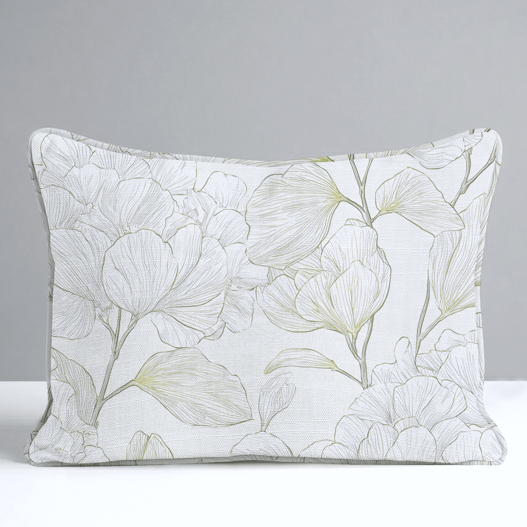Yellow Hue Hydrangea Throw Pillow - Lemon Park