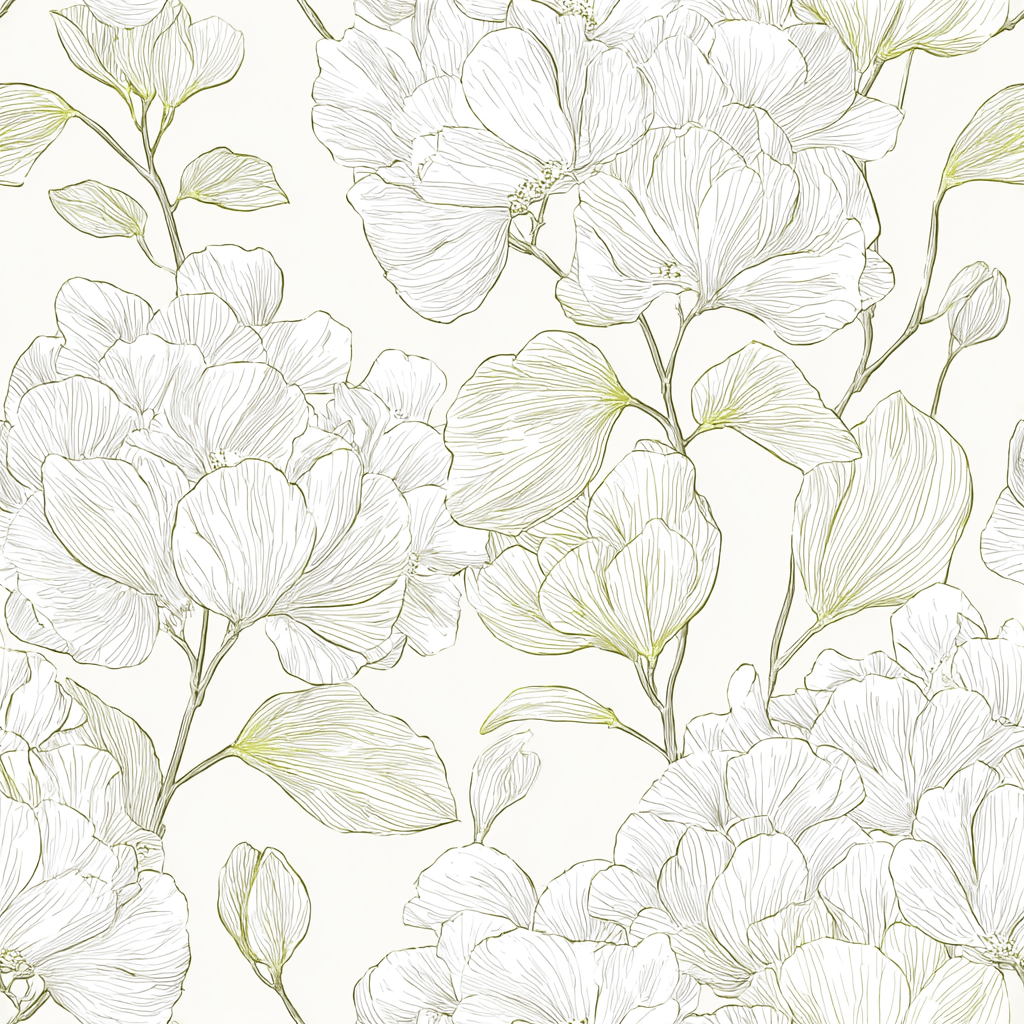 Yellow Hue Hydrangea Wallpaper - Lemon Park