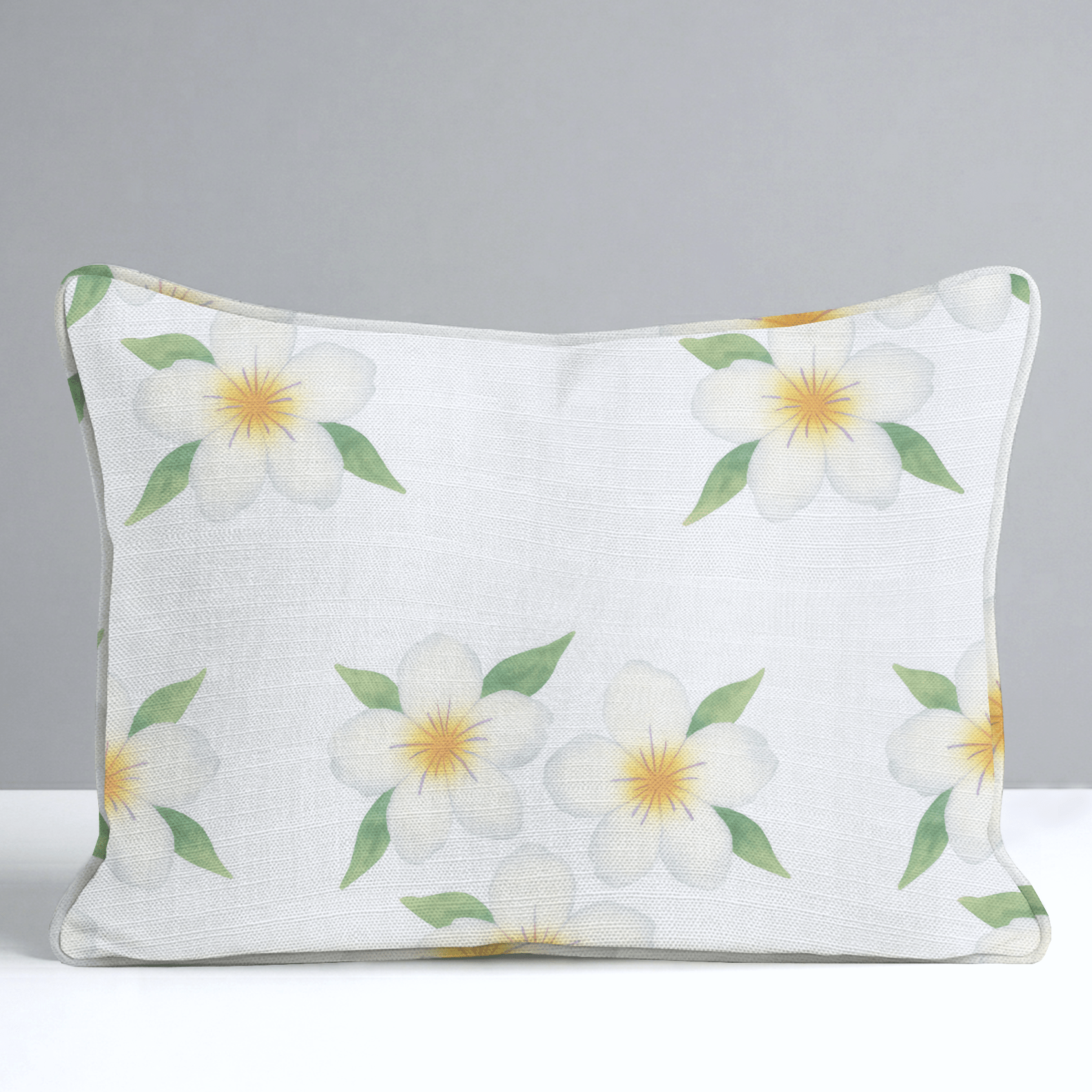 Yellow Sprouts Throw Pillow - Lemon Park
