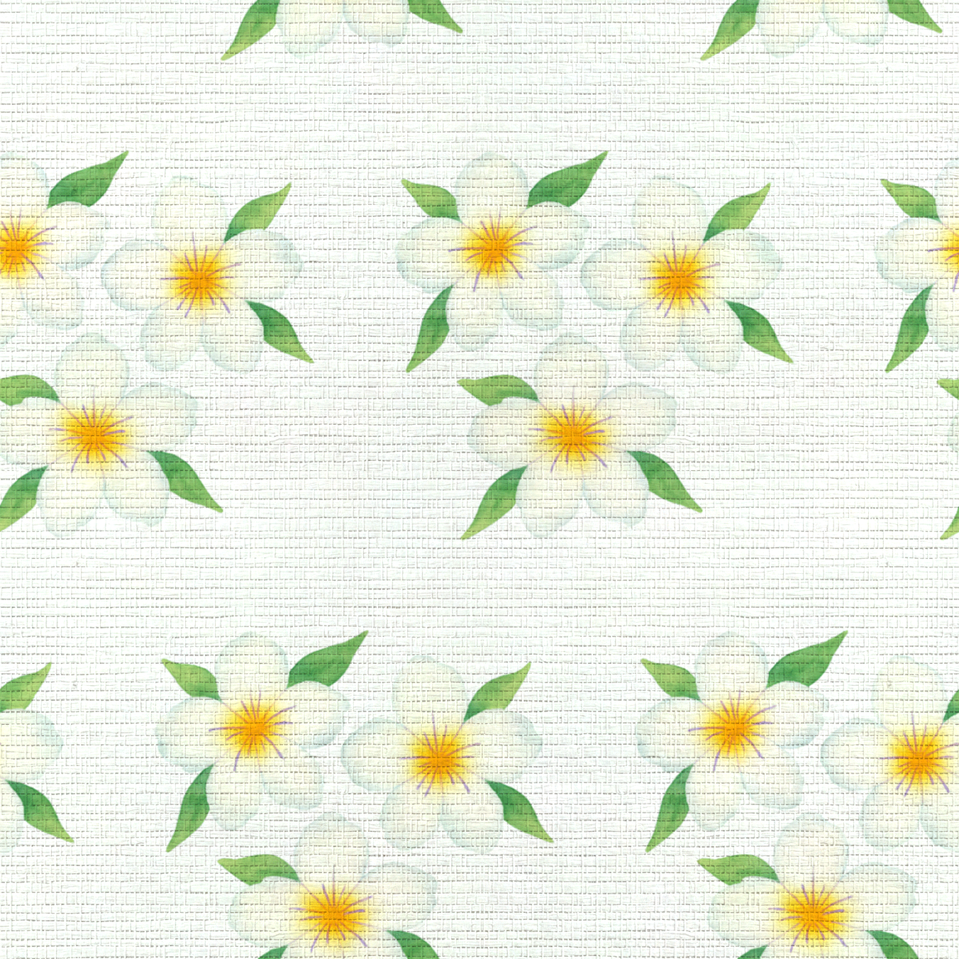 Yellow Sprouts Faux Grasscloth Wallpaper