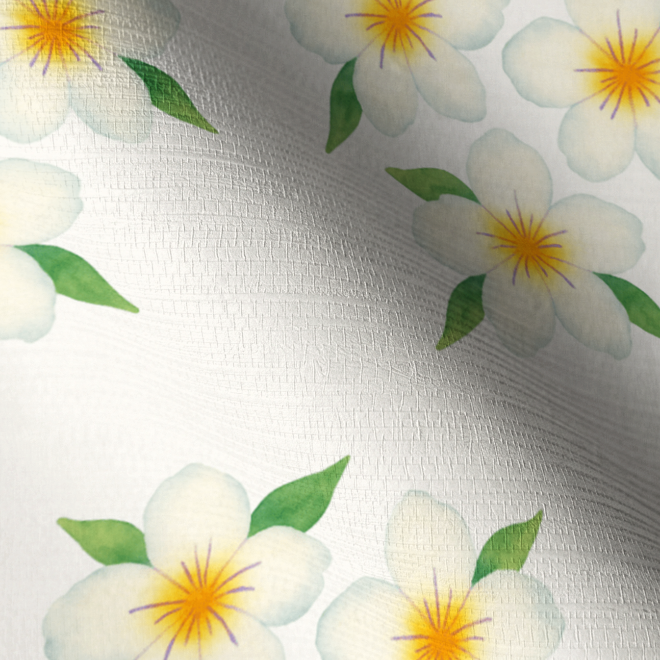 Yellow Sprouts Faux Grasscloth Wallpaper