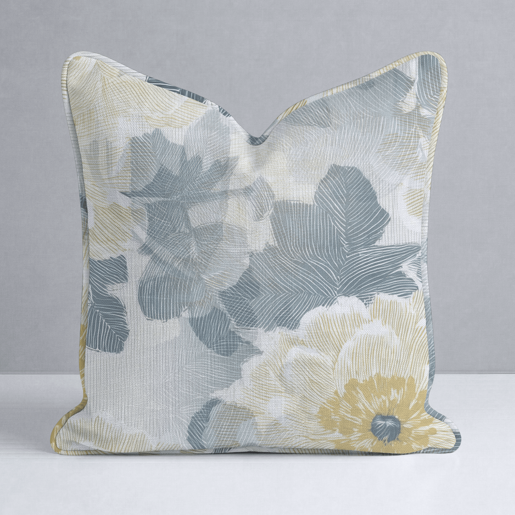 Yellow Wedding Throw Pillow - Lemon Park