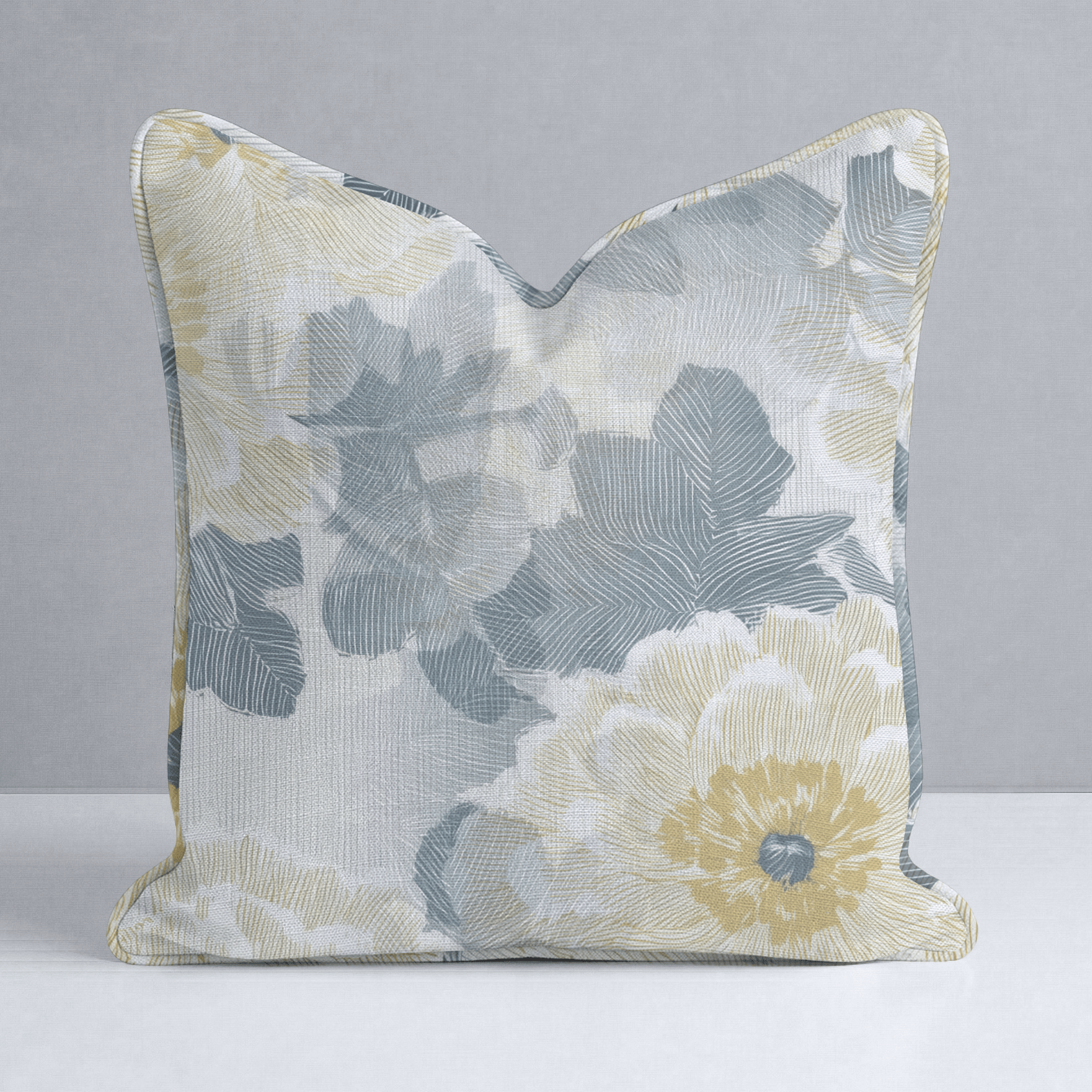 Yellow Wedding Throw Pillow - Lemon Park