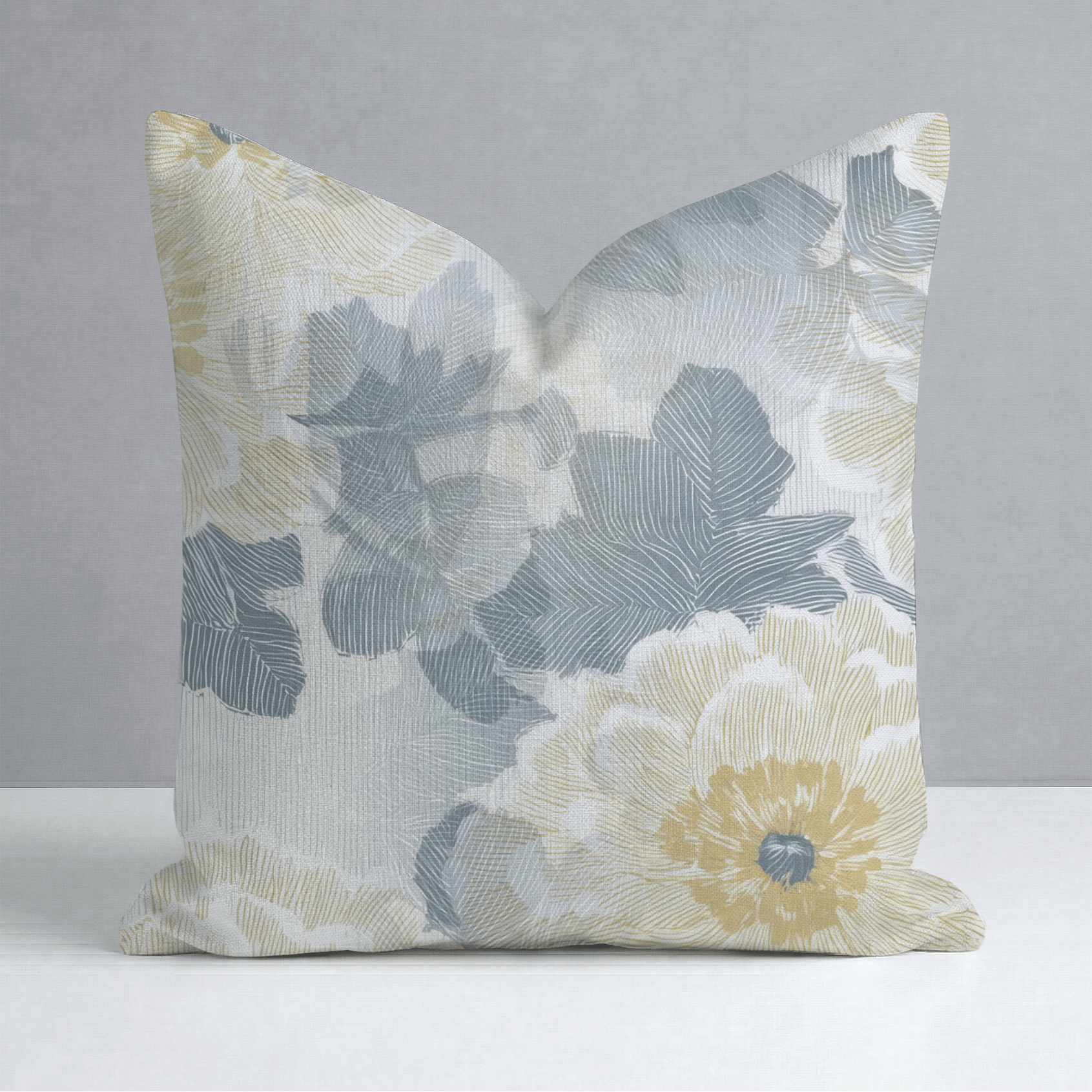 Yellow Wedding Throw Pillow - Lemon Park