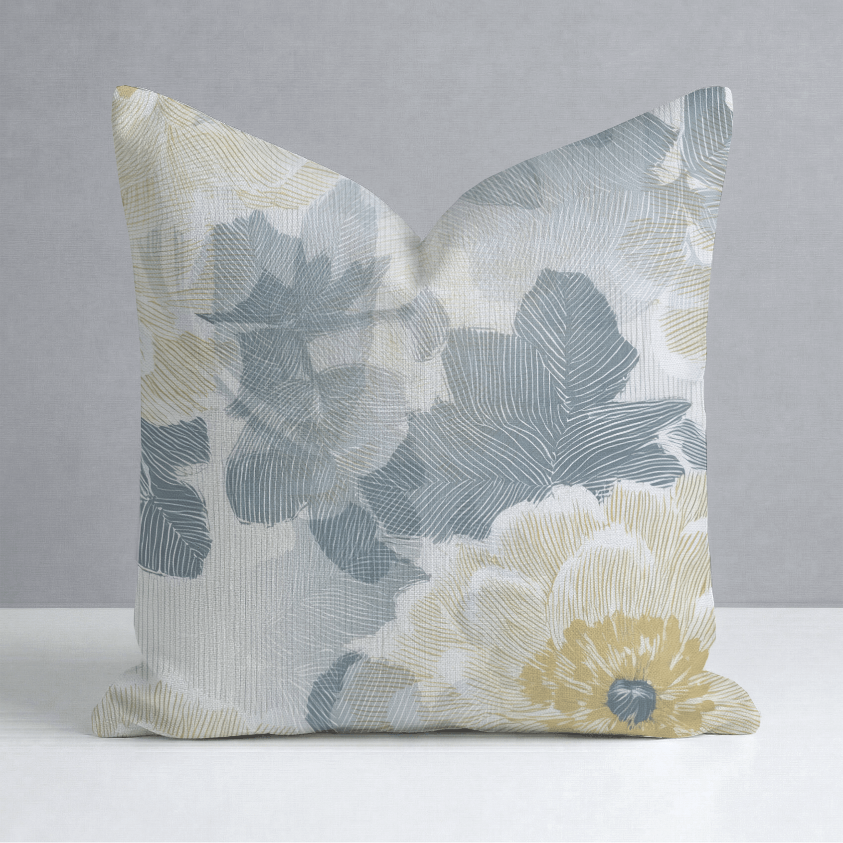 Yellow Wedding Throw Pillow - Lemon Park