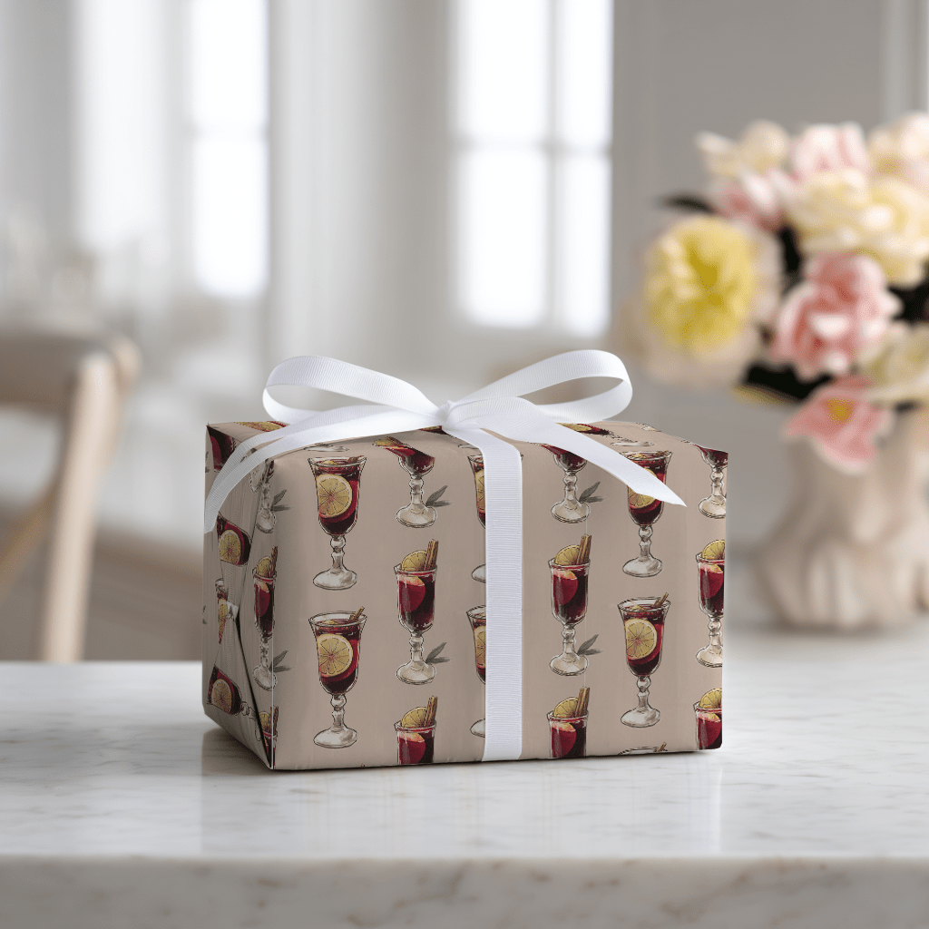 Yuletide Mulled Cider - Wrapping Paper - Lemon Park