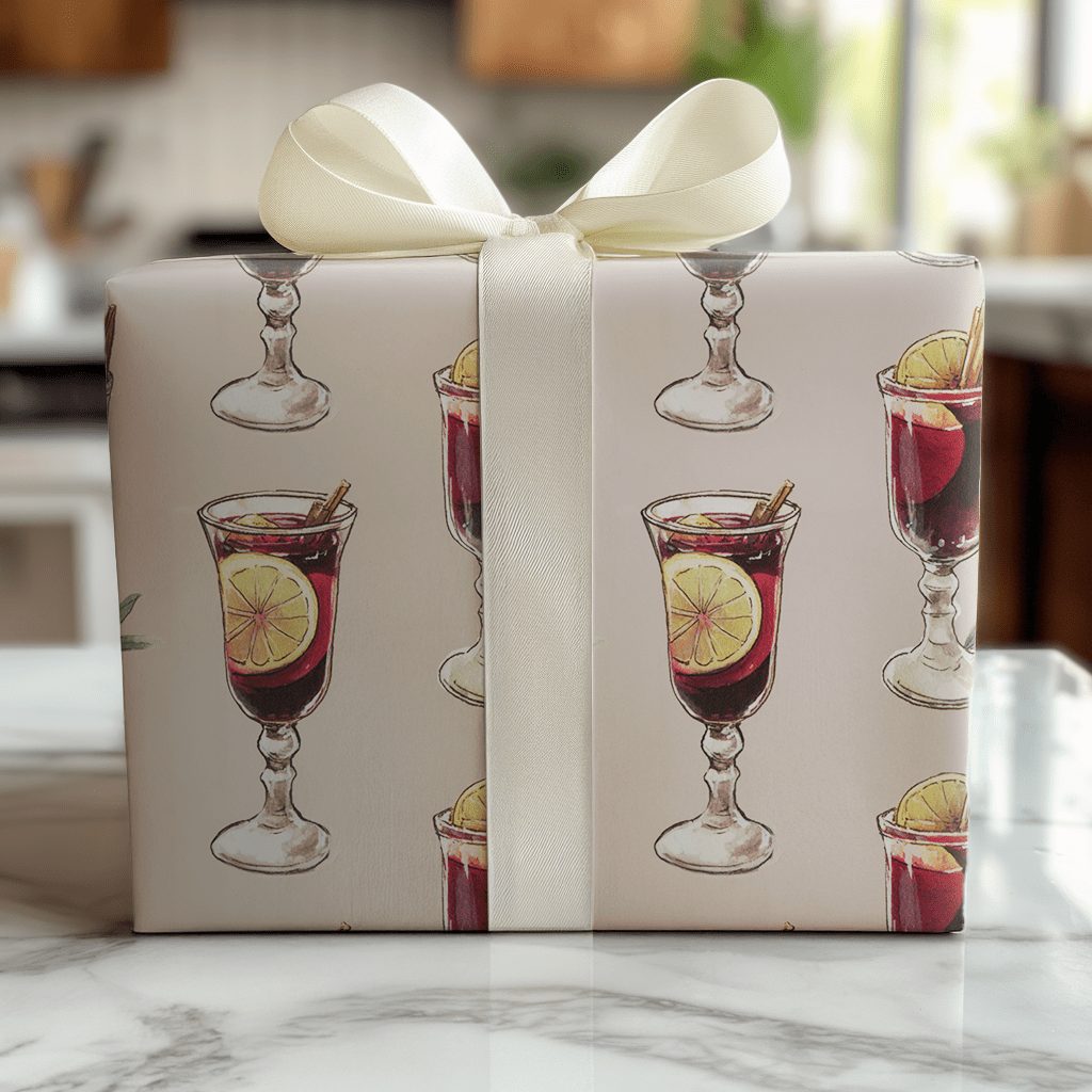Yuletide Mulled Cider - Wrapping Paper - Lemon Park