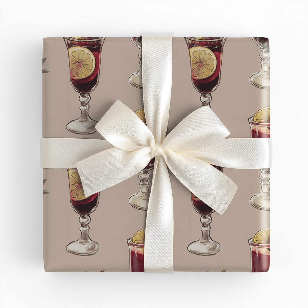 Yuletide Mulled Cider - Wrapping Paper - Lemon Park