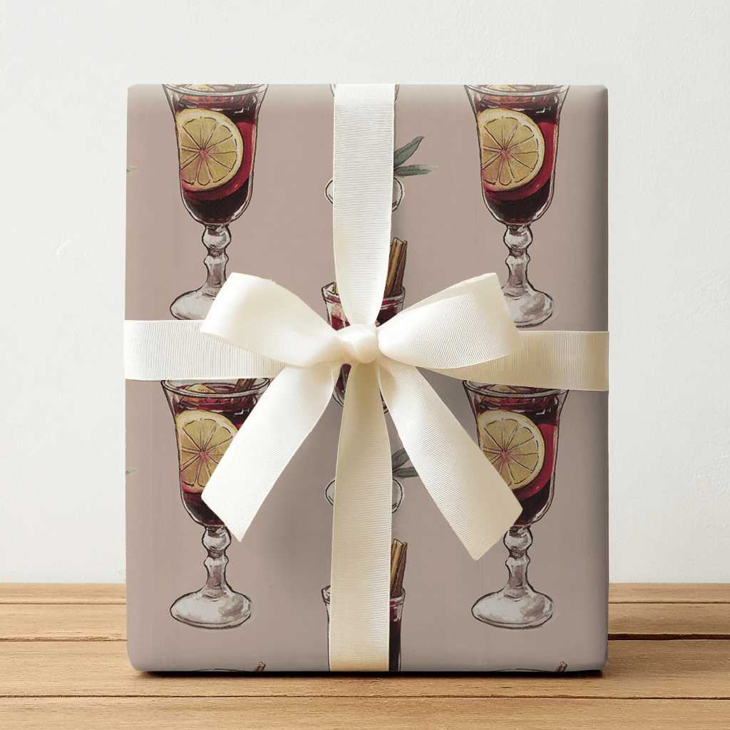 Yuletide Mulled Cider - Wrapping Paper - Lemon Park